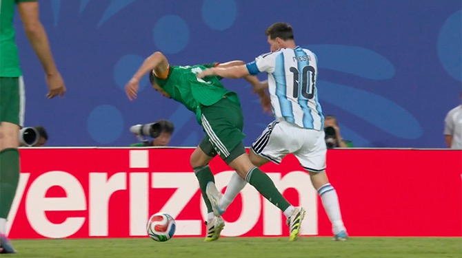 Virtuoze Messi danst op achillespees tegenstander